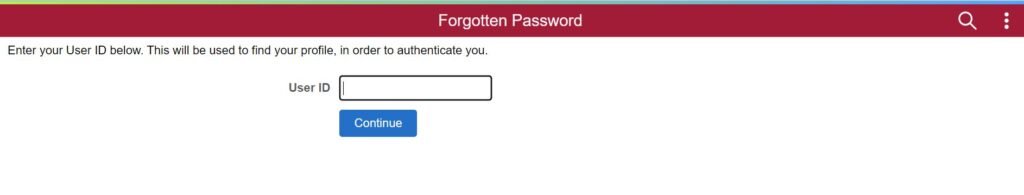 Reset My Password for PNB Parivar